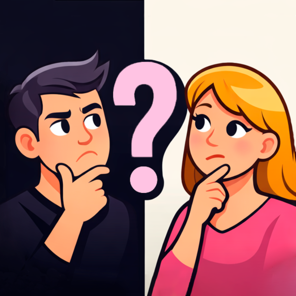 Weird or Normal app icon